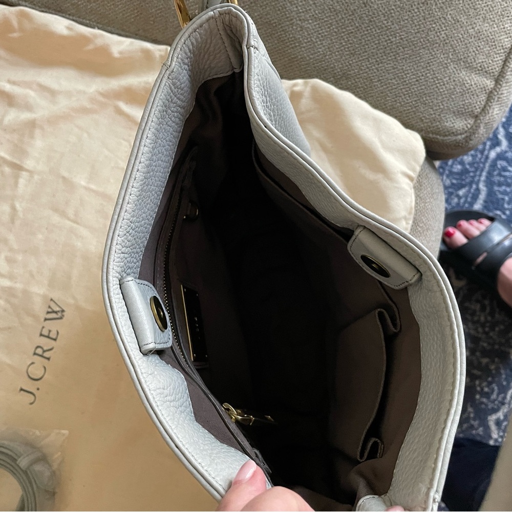 Barely used light blue J Crew purse - Picture 4 of 6